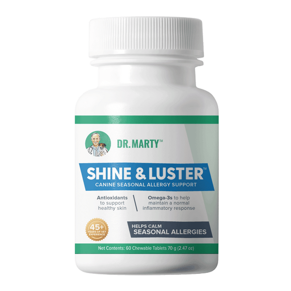 Dr. Marty Shine & Luster Canine Seasonal Allergy Support Chewable Tablet (60 Count)