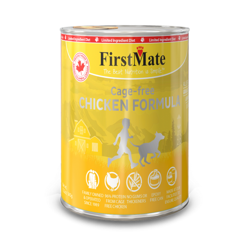 FirstMate Pet Foods Limited Ingredient – Cage Free Chicken Formula for Dogs