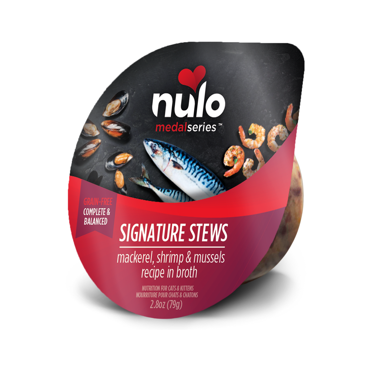 Nulo Medalseries Signature Stews Cat & Kitten Mackerel, Shrimp & Mussel