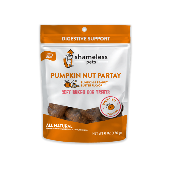 Shameless Pets Pumpkin Nut Partay Soft Baked Dog Treats