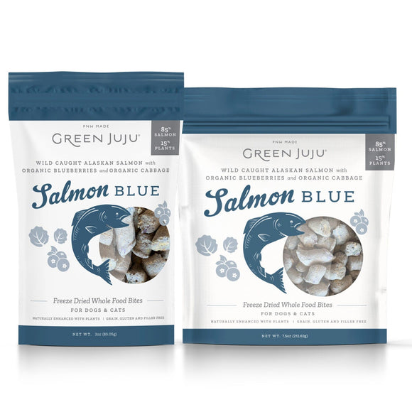 Green Juju Salmon Blue Dog Treats