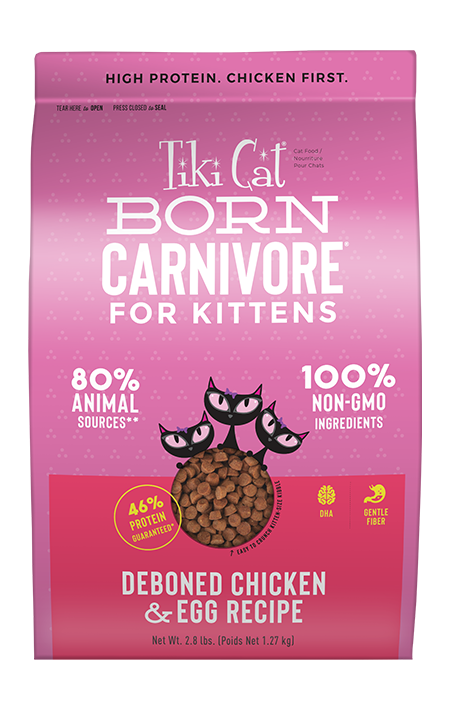 Tiki Cat® Born Carnivore™ for Kittens Deboned Chicken & Egg - in Howell ...