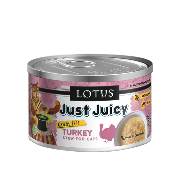 Lotus Just Juicy Stew Turkey Recipe for Cats