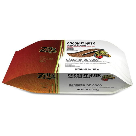 Zilla Coconut Husk Premium Reptile Bedding (1.3 LB)