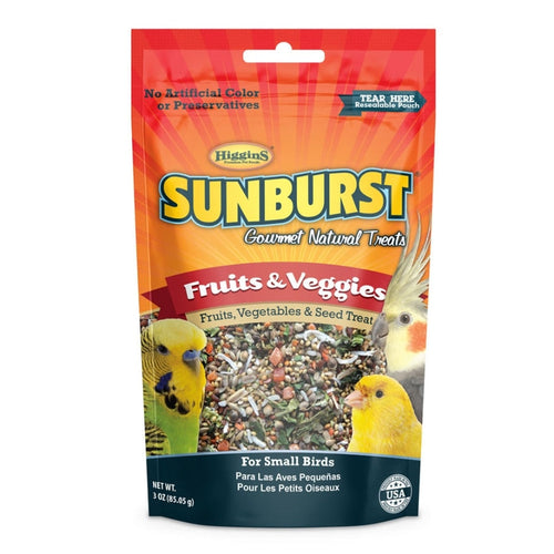 HIGGINS SUNBURST GOURMET NATURAL SM AVIAN TREAT