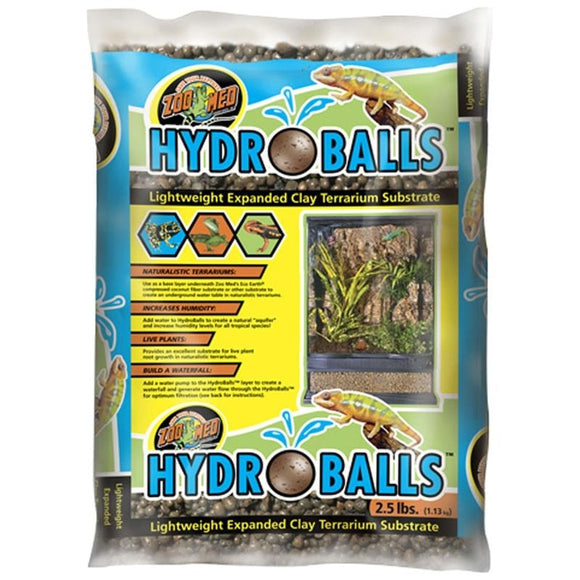 HYDROBALLS EXPANDED CLAY TERRARIUM SUBSTRATE (2.5 LB)